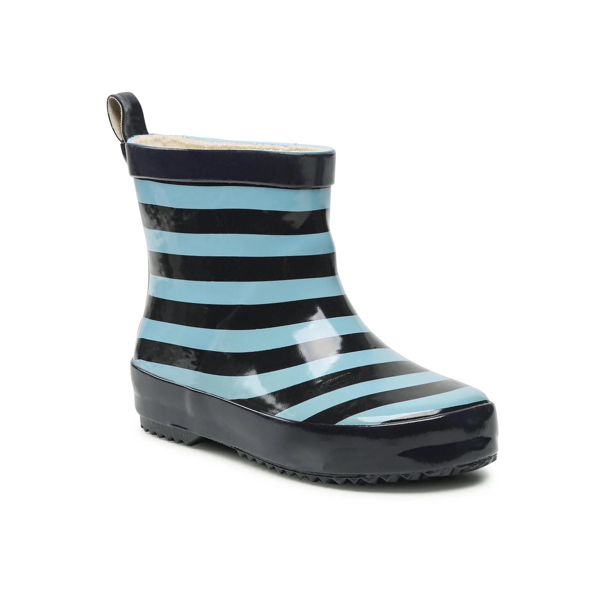 Playshoes  stivaletti da pioggia in gomma per bambini low stripes 