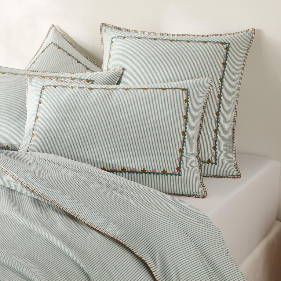 La Redoute Intérieurs Kopfkissenbezug aus gewaschener Baumwolle  
