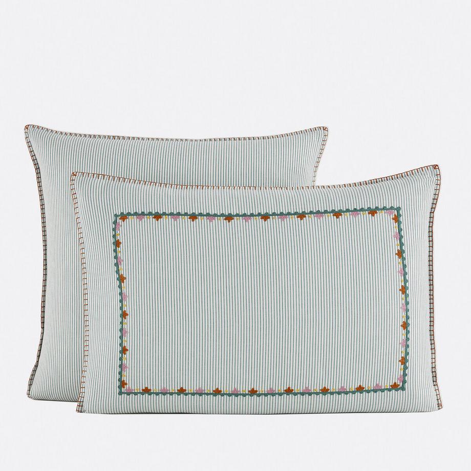 Kopfkissenbezug aus gewaschener Baumwolle