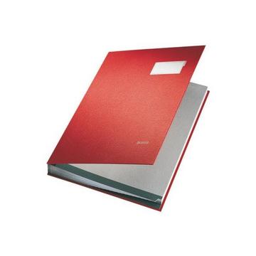 LEITZ Unterschriftsmappen 57000025 rot 20 Fächer