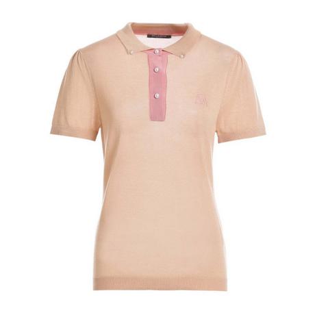 Bellemere New York  Polo da donna in tencel bicolore chic 