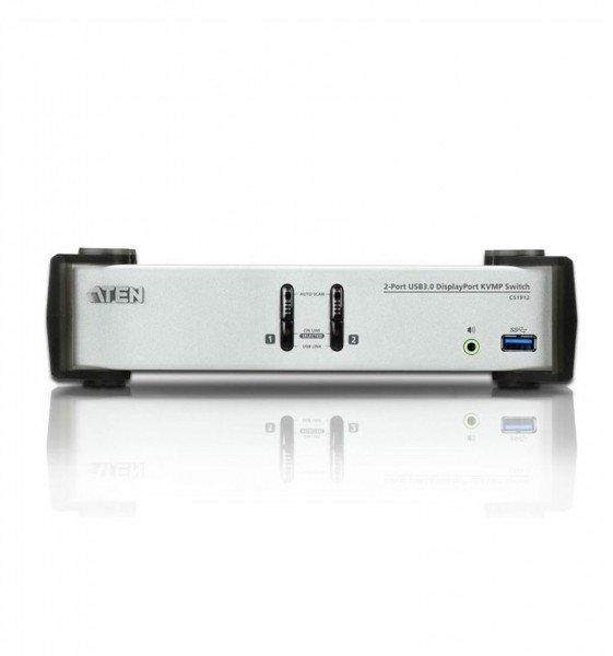 Image of ATEN 2-Port USB 3.0 DisplayPort KVMP? Switch (Kabel enthalten)