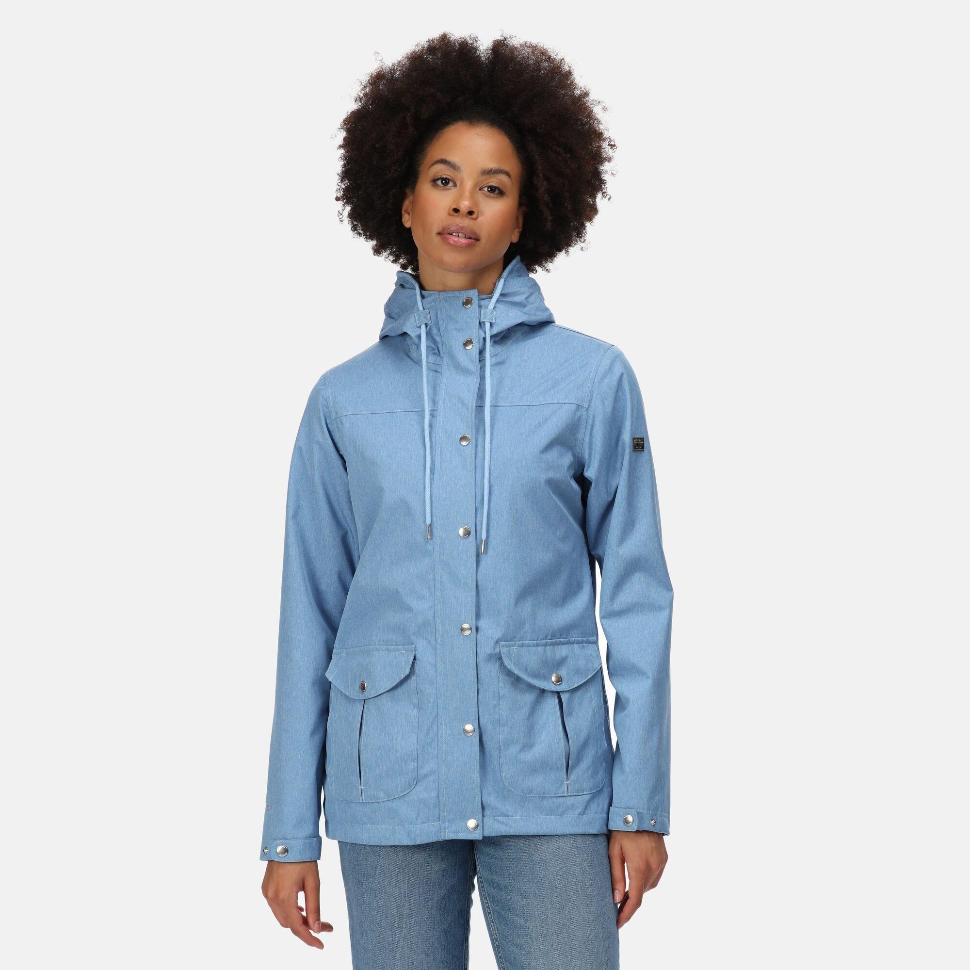 Image of Bayarma Jacke, Wasserfest Leicht Damen Blau 34