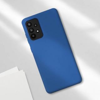 Avizar  Cover Galaxy A72 Soft Touch blu 