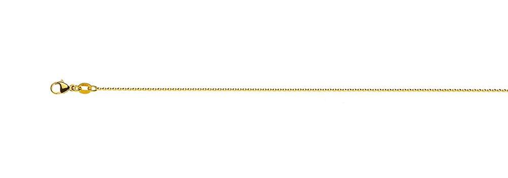 MUAU Schmuck  Collier Rundanker Gelbgold 750, 1.2mm, 40cm 