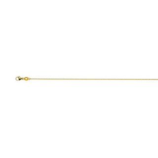 MUAU Schmuck  Collier Rundanker Gelbgold 750, 1.2mm, 40cm 