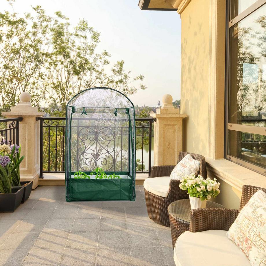 B2X Serra da balcone con sacco per piante  