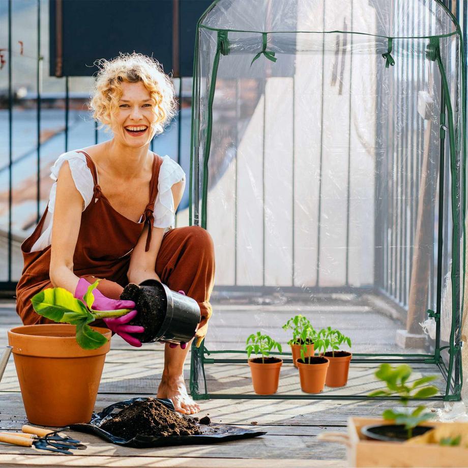 B2X Serra da balcone con sacco per piante  