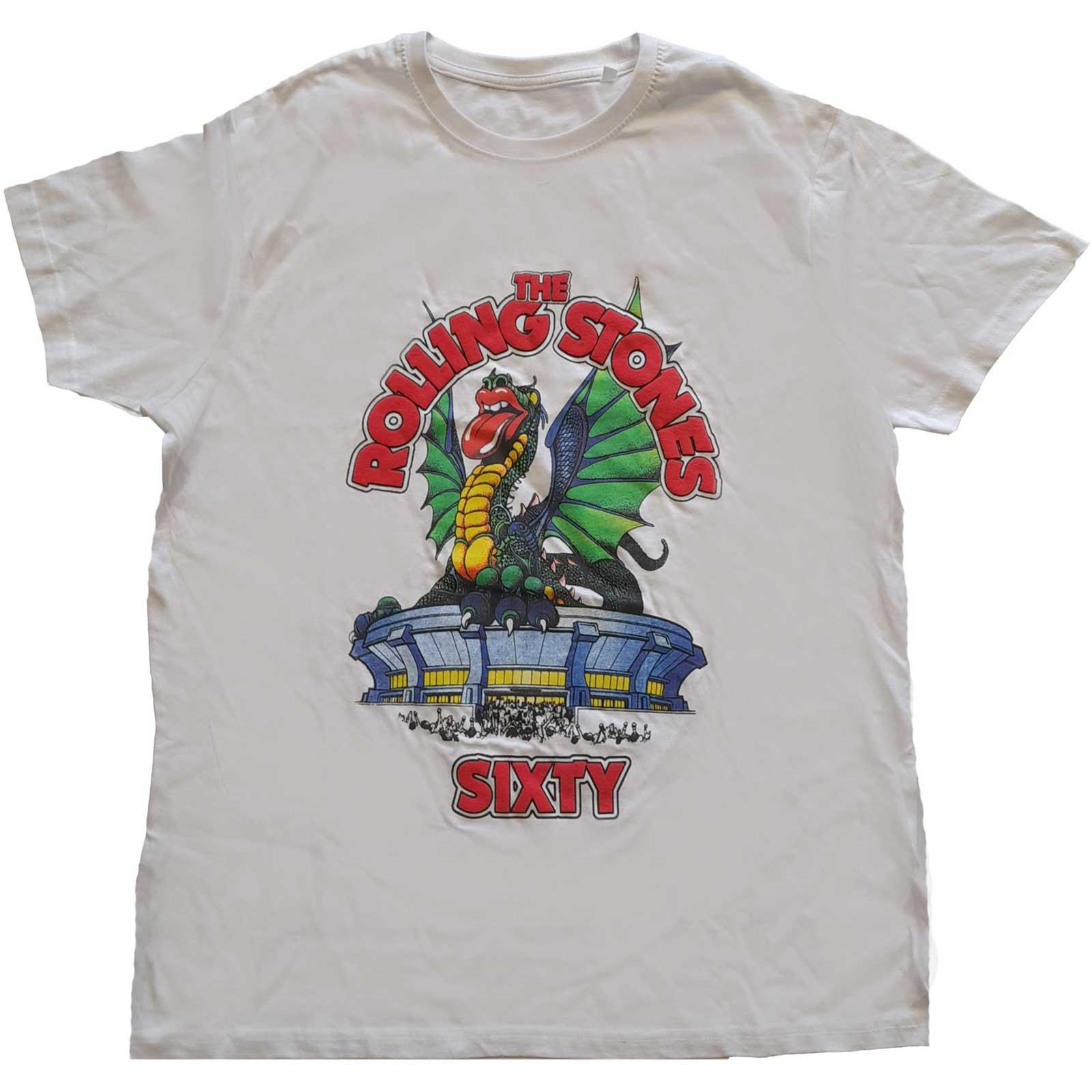 The Rolling Stones  Sixty Stadium Dragon TShirt 