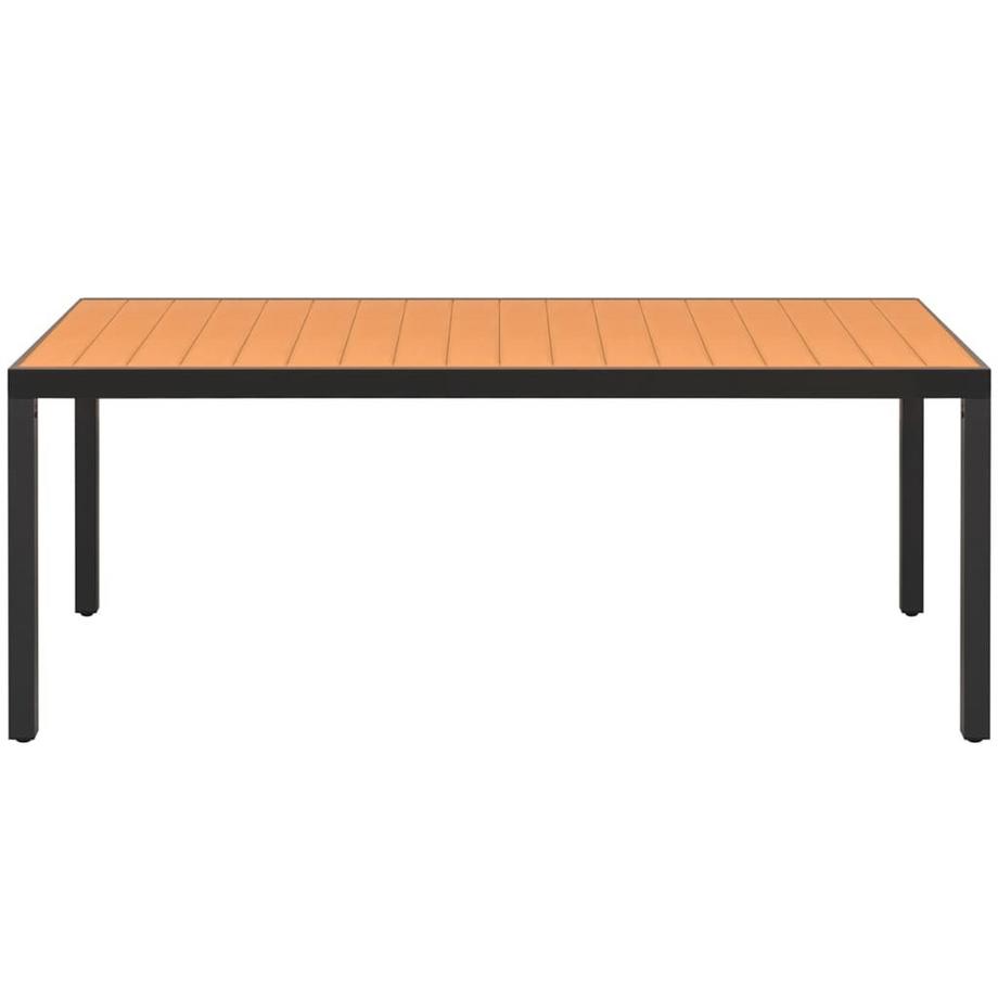 VidaXL Table à manger de jardin wpc  
