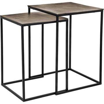 Table d&#039;appoint Finn champagne or 40 (lot de 2)