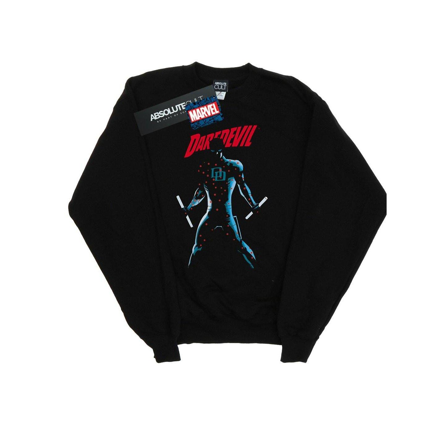Image of Daredevil On Target Sweatshirt Unisex Schwarz 152-158