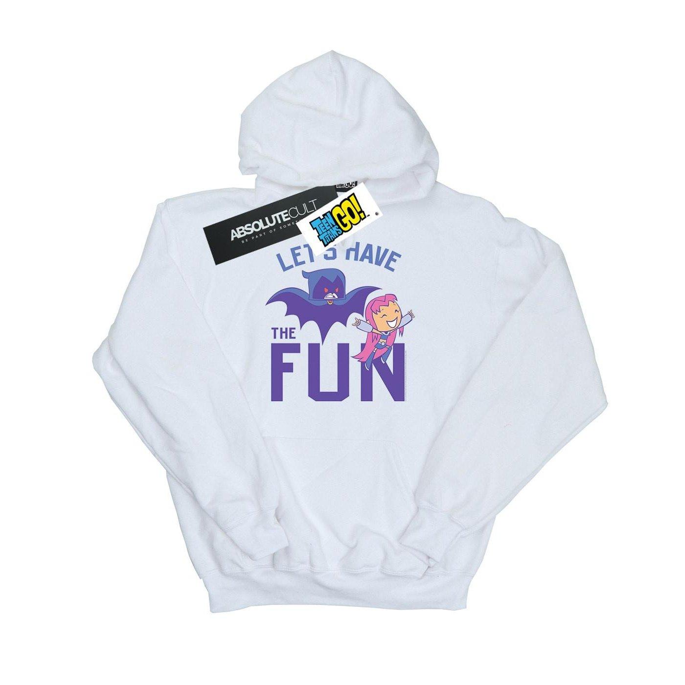 Image of Teen Titans Go Let's Have The Fun Kapuzenpullover Jungen Weiss 152-158