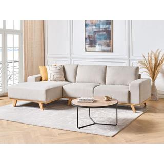 Beliani Ecksofa aus Polyester Modern NORA  