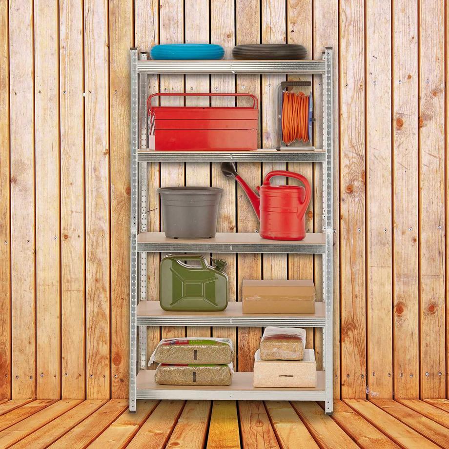 B2X Scaffali zincati per carichi pesanti a 5 livelli  