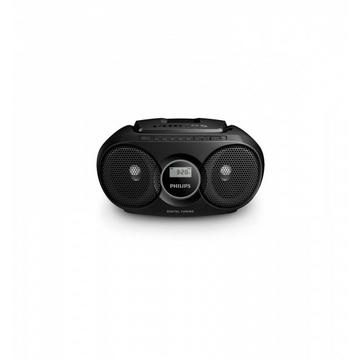 Philips AZ215B/12 impianto stereo portatile Digitale 3 W FM Nero