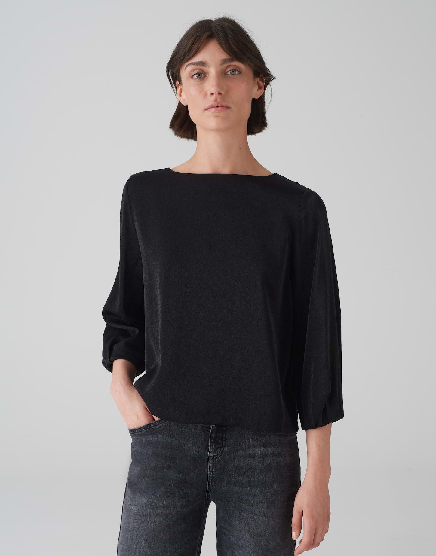 OPUS  Shirtbluse Flixi Boxy Silhouette 