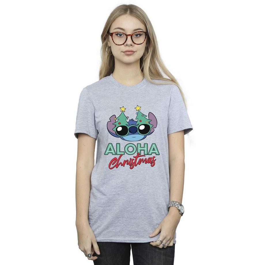 Disney Stitch Aloha Christmas T-Shirt  