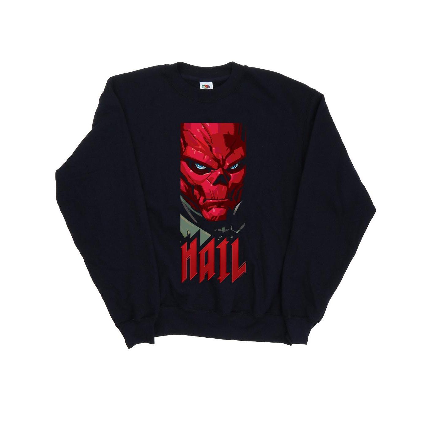 Image of Avengers Hail Red Skull Sweatshirt Mädchen Marine 152-158
