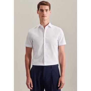 Chemise Business Slim Fit Manche courte Uni