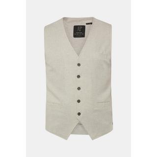 JP1880 Gilet in tweed tradizionale misto lana motivo sale e pepe schiena in maglia  