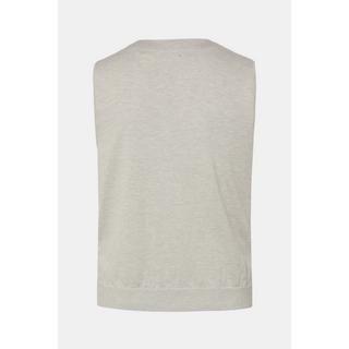 JP1880 Gilet in tweed tradizionale misto lana motivo sale e pepe schiena in maglia  