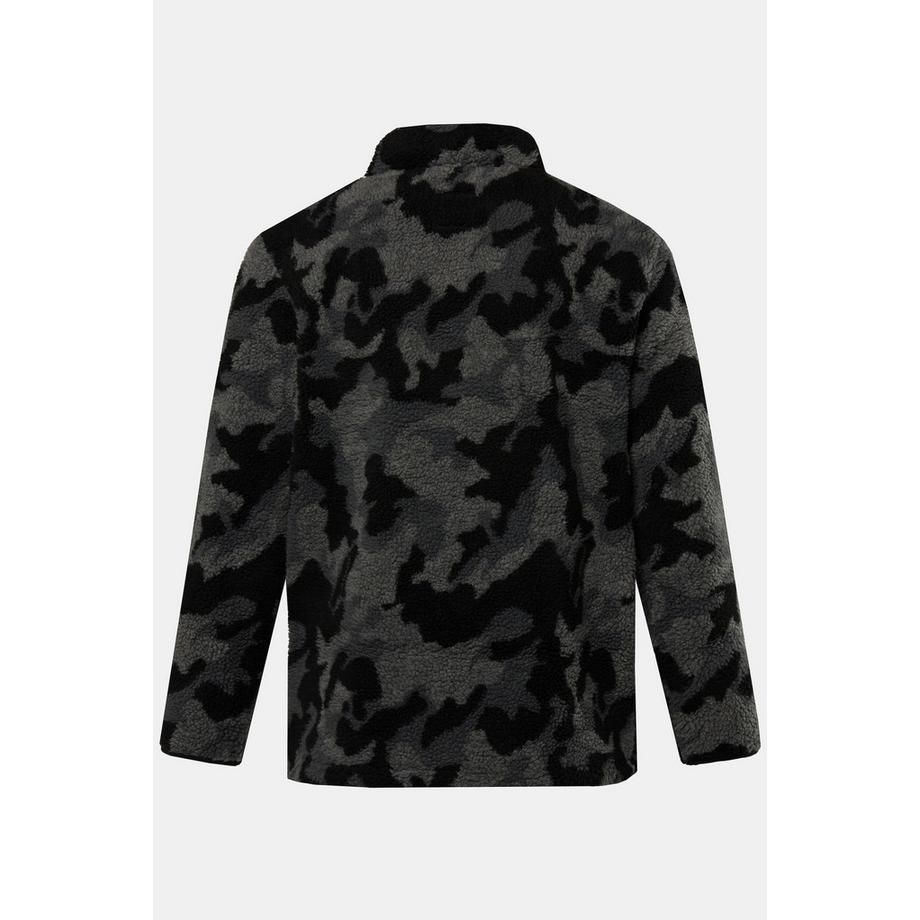 Sthuge Giacca Teddy Camouflage Collo Alto  