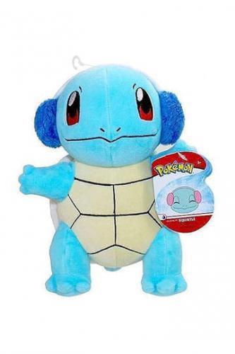 jazwares  Pokemon Plush Winter Squirtle with Ear Muffs 20cm 