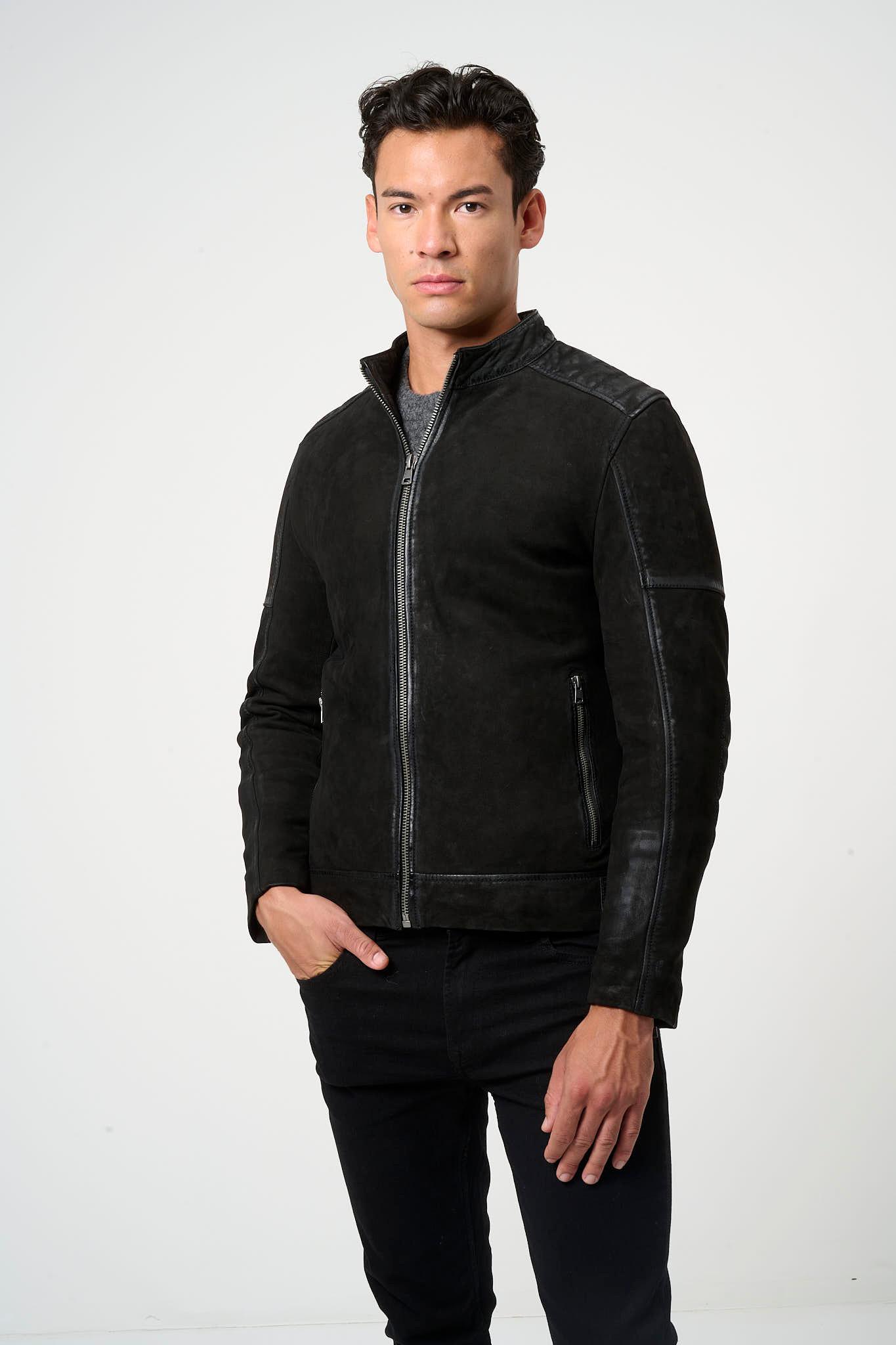 RICANO  Lederjacke Luca, im Biker-Stil 