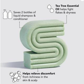 Kitsch  Barre de shampooing Arbre à thé et menthe 