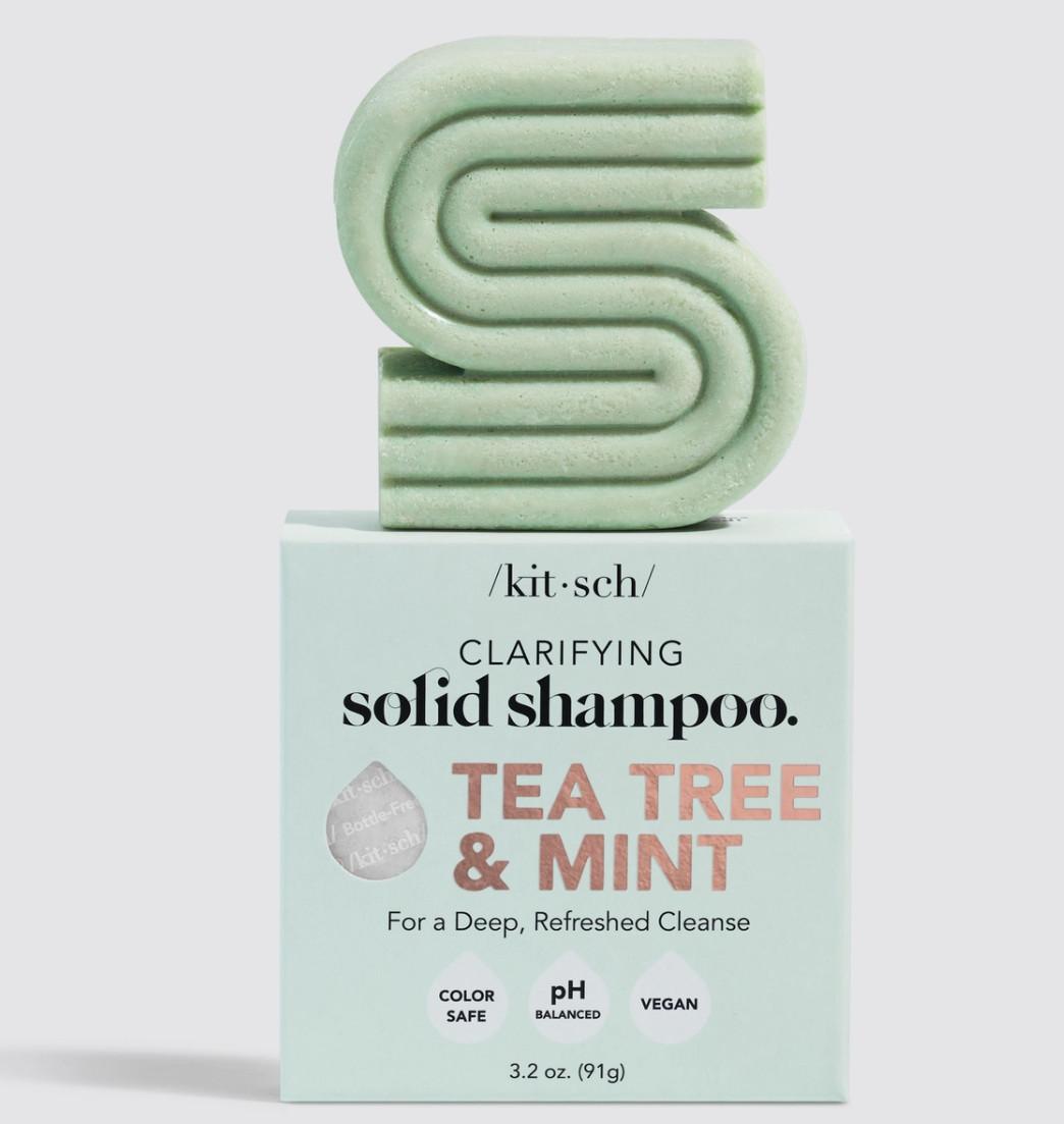 Kitsch  Barre de shampooing Arbre à thé et menthe 