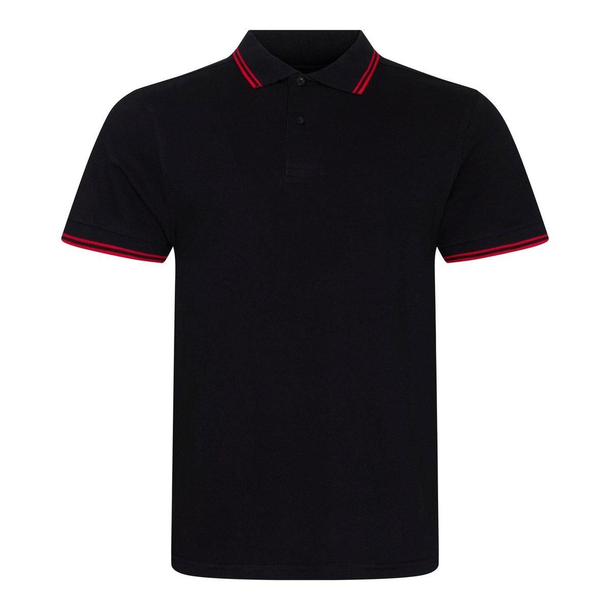 Image of Stretch Tipped Polo Shirt Damen Schwarz L
