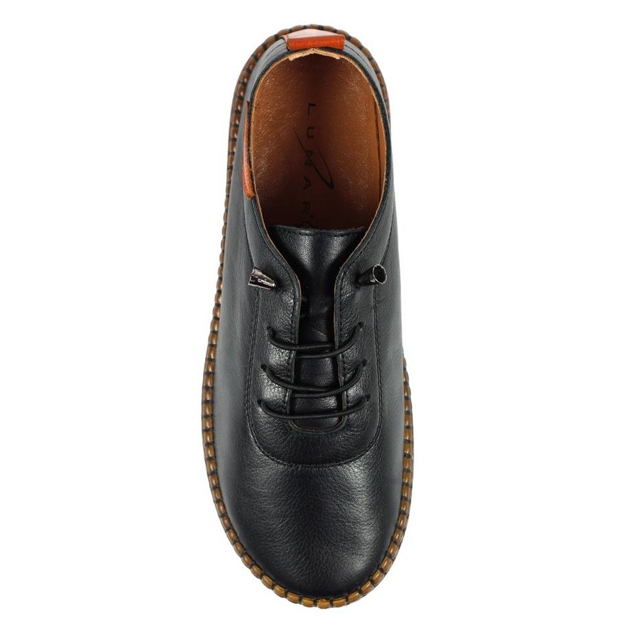 Lunar  Leinenschuhe St Vincent, Leder 