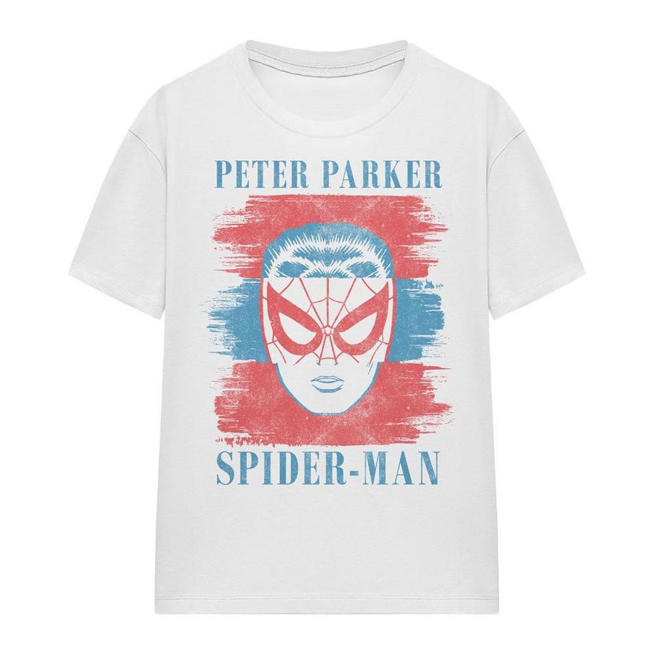 T-ShirtMotif Peter Parker Motiftyle À Rayures