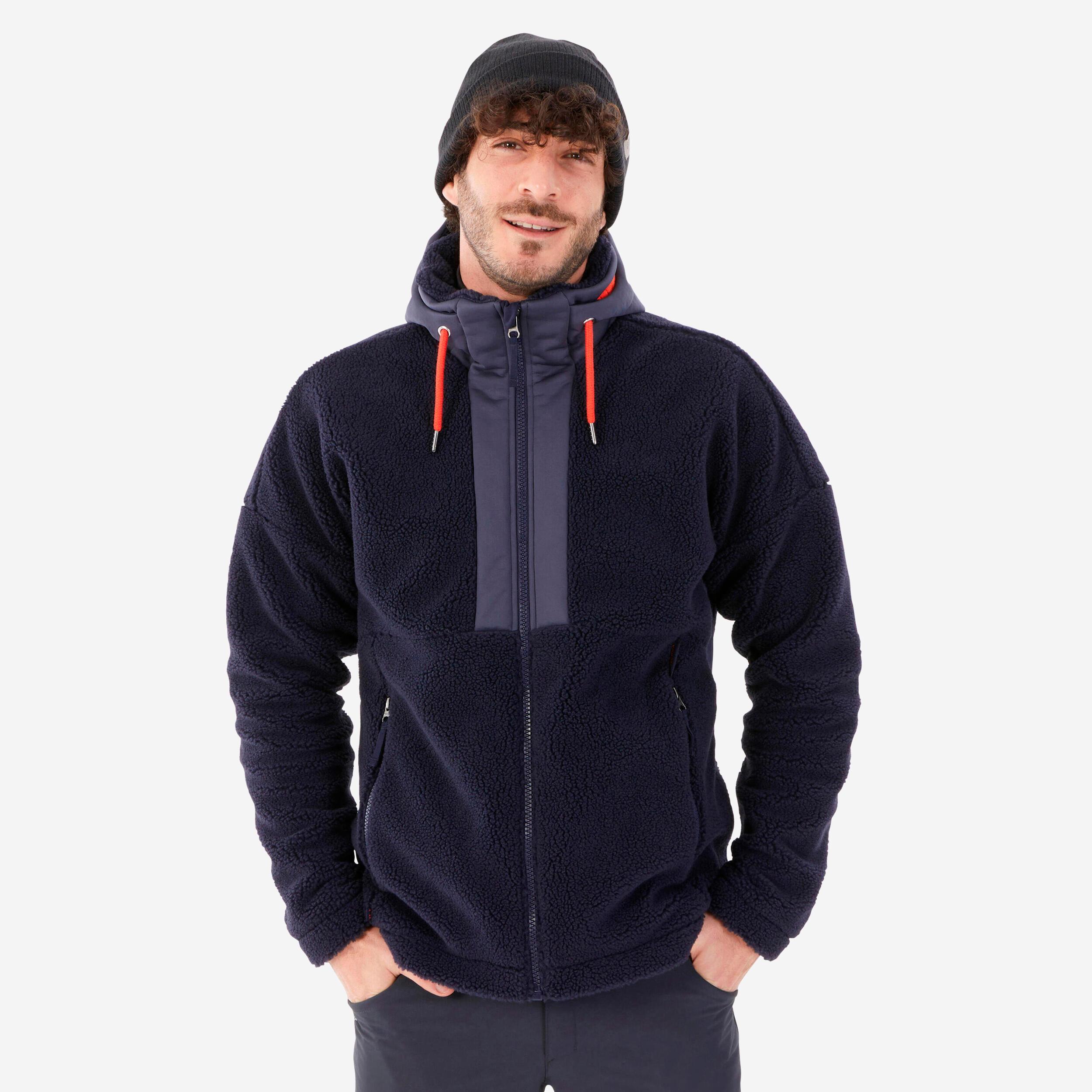 Image of Fleece - Sh900 Herren Blau Bedruckt 3XL