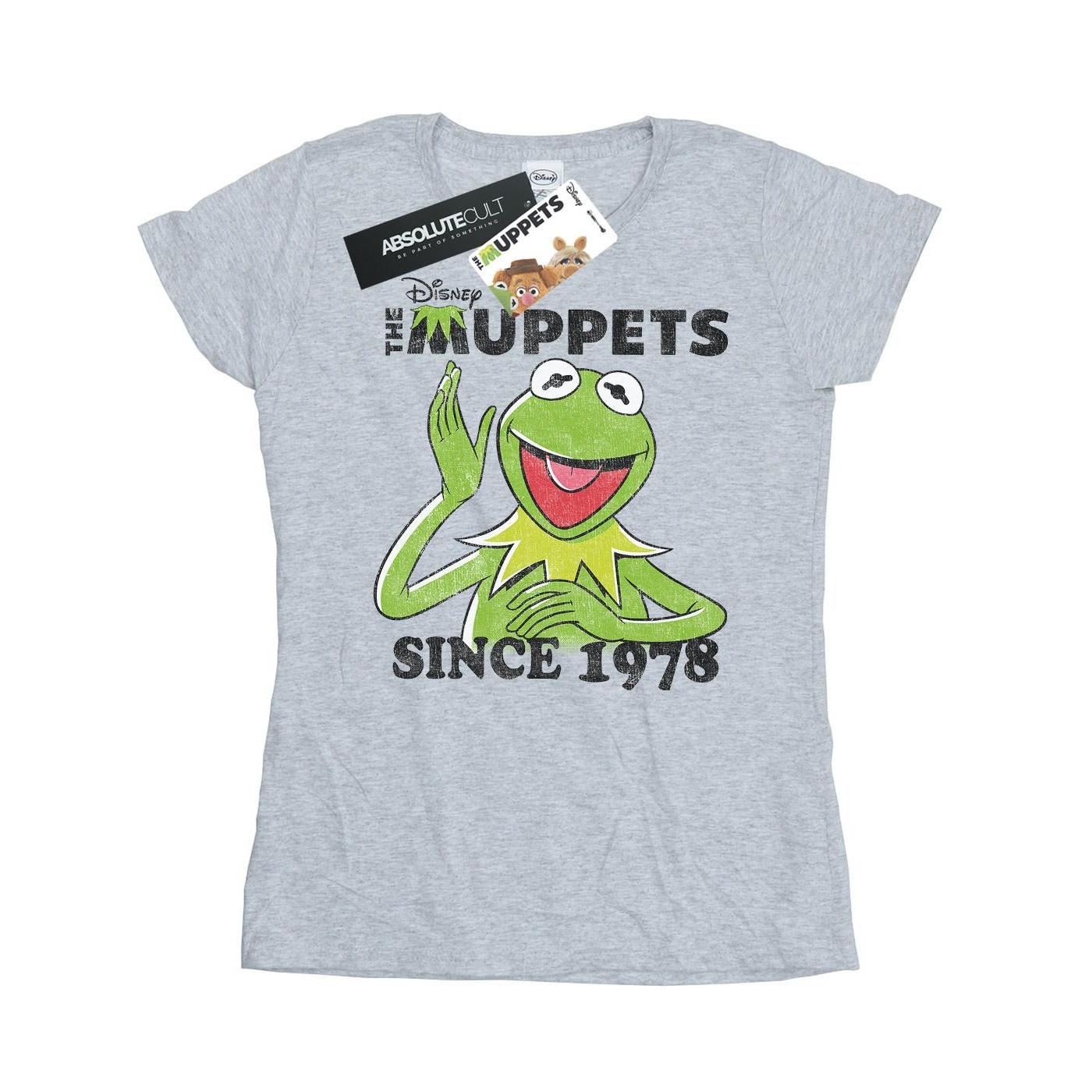 Image of The Muppets Kermit Since 1978 Tshirt Damen Grau XS