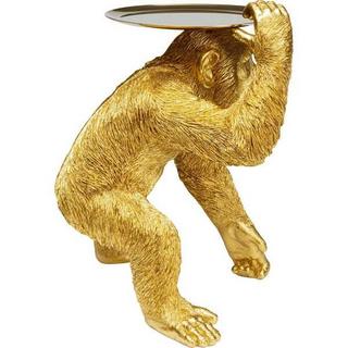 KARE Design Deko Figur Butler Playing Chimp gold 52  