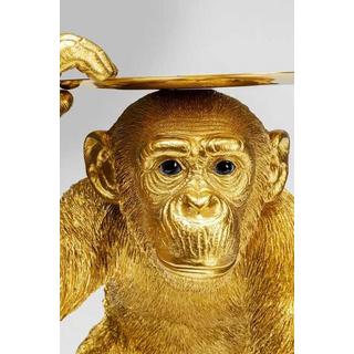 KARE Design Deko Figur Butler Playing Chimp gold 52  