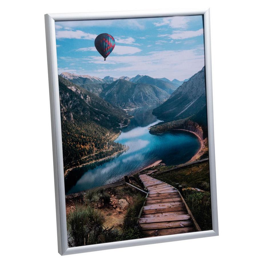 Exacompta Cornice portafoto con profilo in alluminio A4 - x 12  