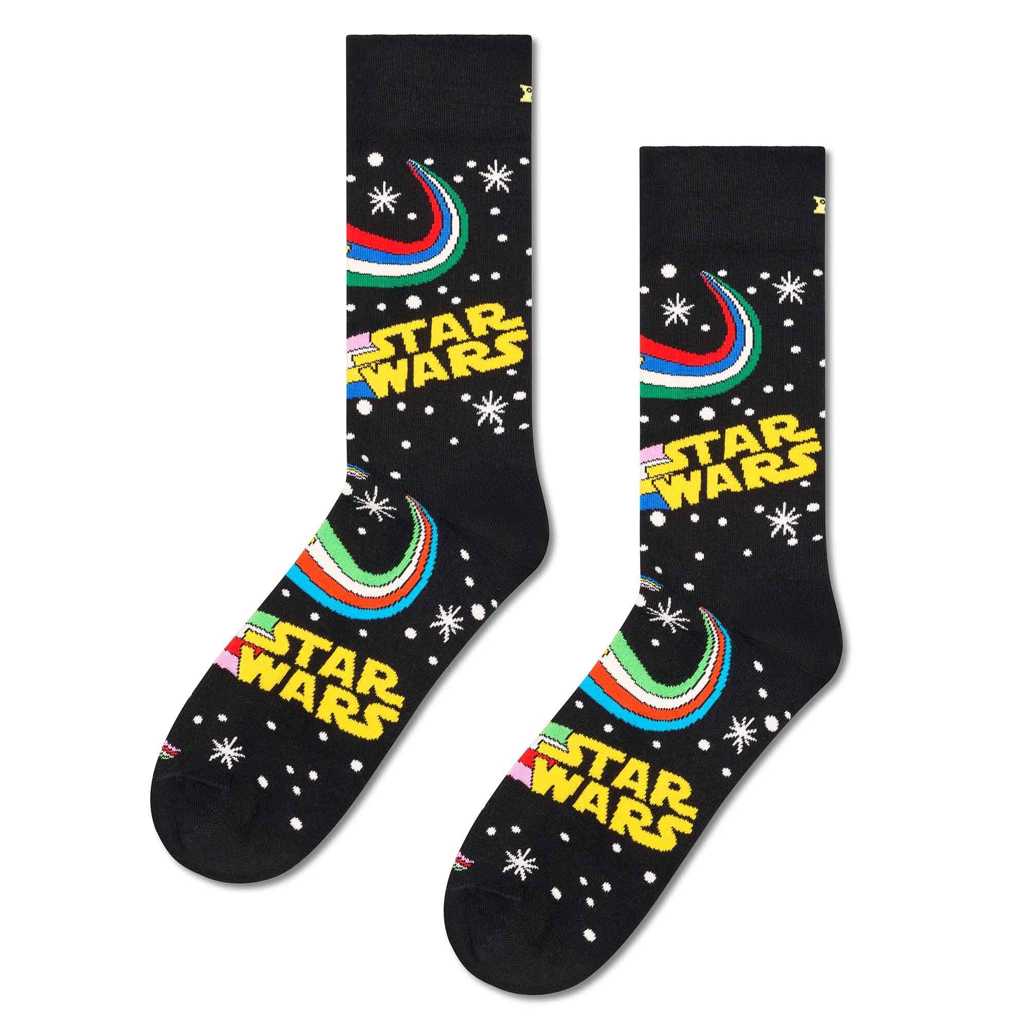 Happy Socks  Calzini Uomini Confezione da 6 Vestibilità confortevole-Star Wars™ 6-Pack Gift Set 