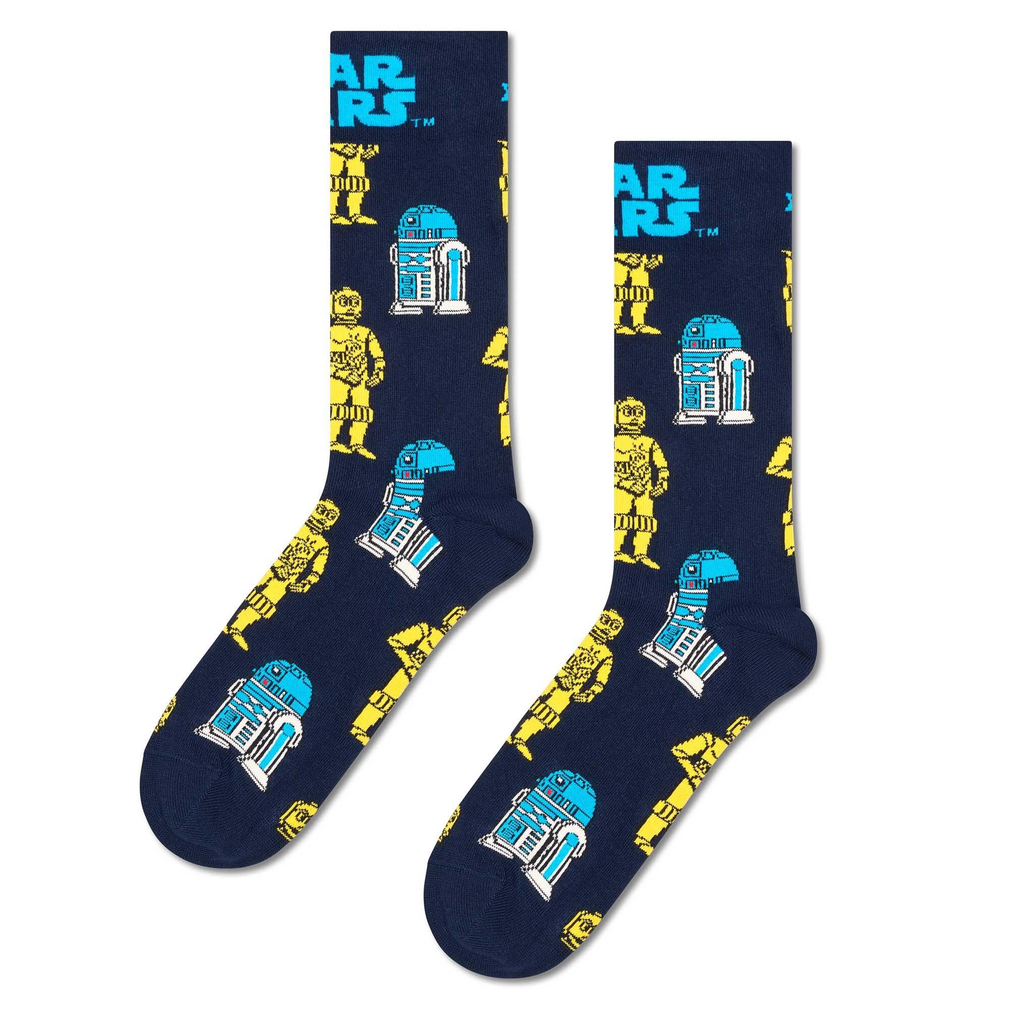 Happy Socks  Calzini Uomini Confezione da 6 Vestibilità confortevole-Star Wars™ 6-Pack Gift Set 