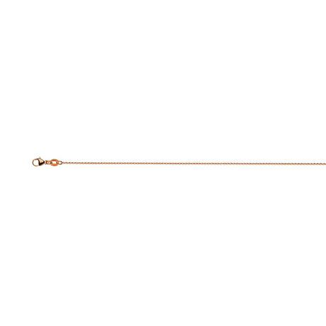 MUAU Schmuck  Collier Rundanker Rotgold 750, 1.2mm, 50cm 