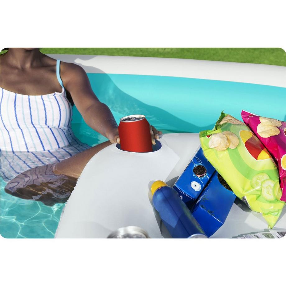 B2X  Piscine gonflable Sippin' Summer 218 x 218 x 48 cm Bestway 54446 