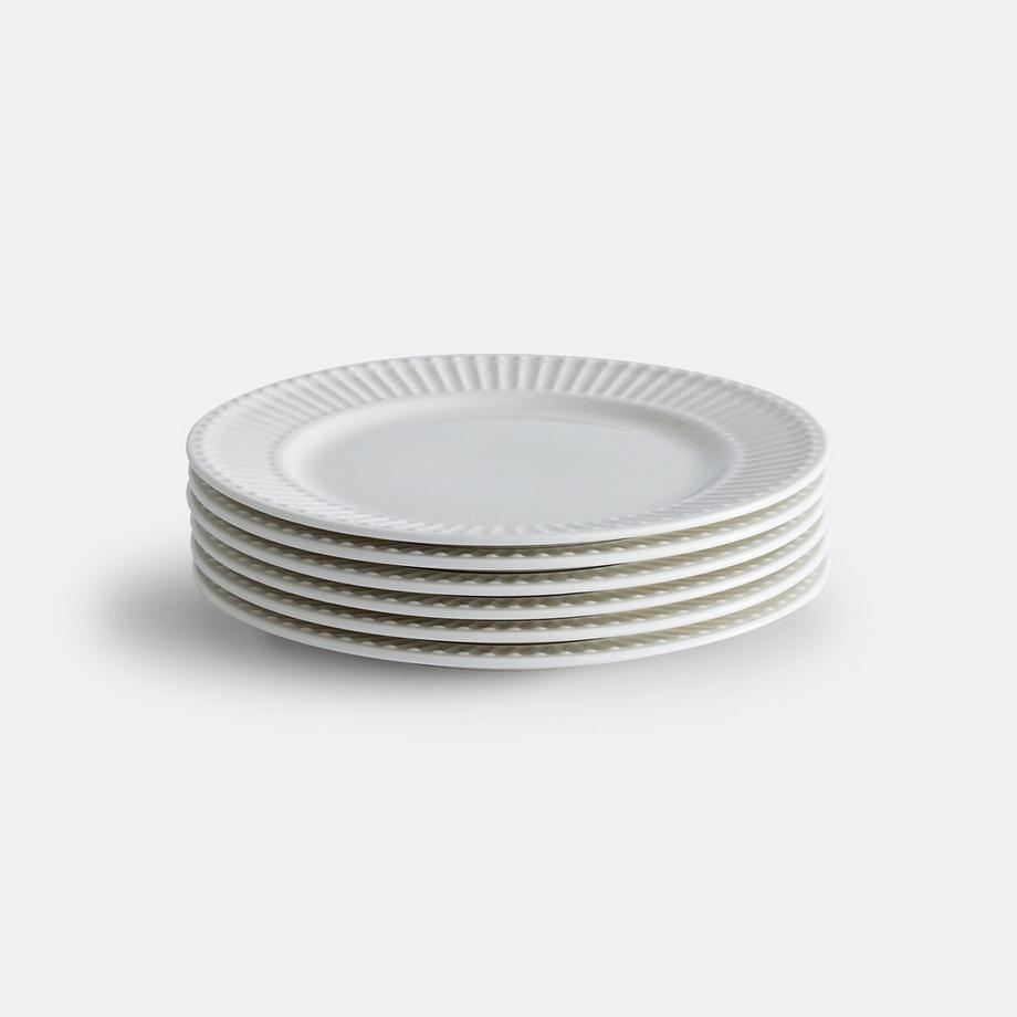 La Redoute Intérieurs Lot de 6 assiettes à dessert en porcelaine  