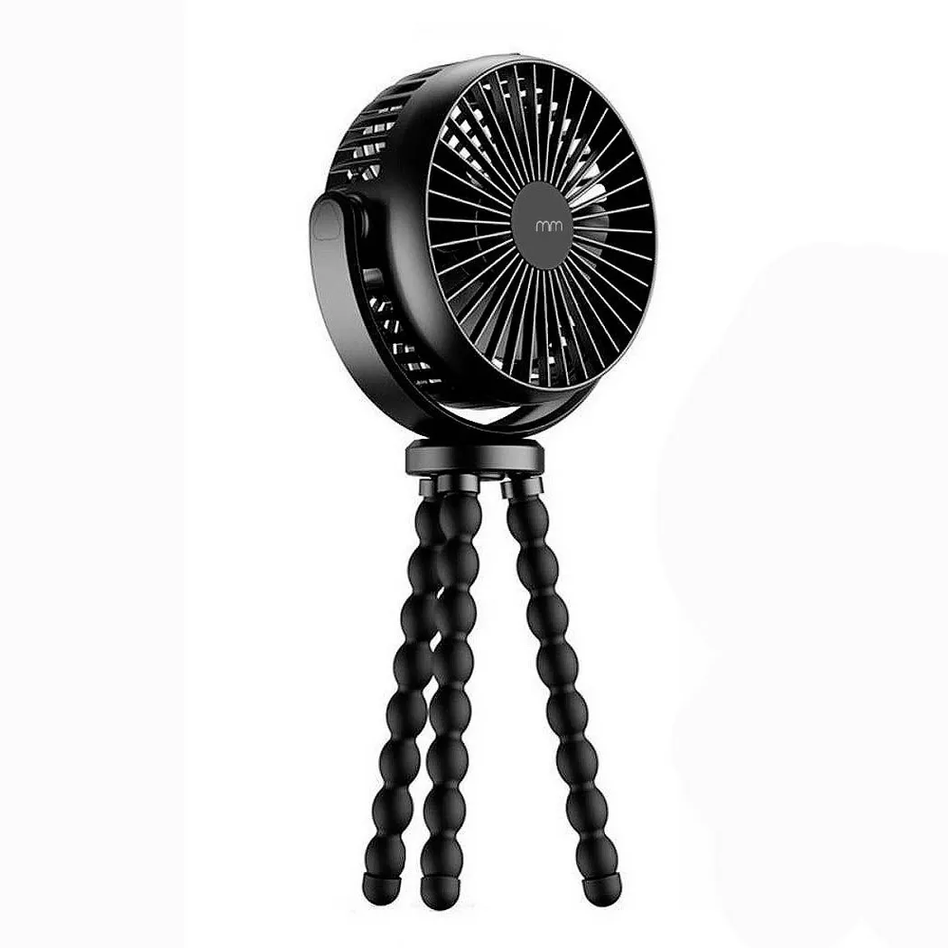 Mikamax - Ventilateur flexible avec Powerbank intégré, One Size