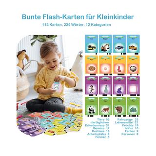 Activity-board  Sprechende Karteikarten, Lernspielzeug für Kleinkinder Vorschulisches Lernspielzeug für Kinder zum Zuhören und Lernen 