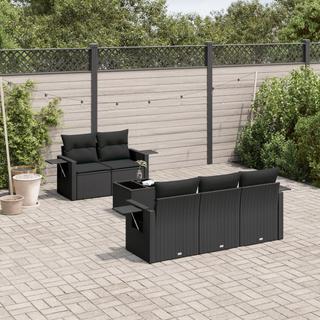 VidaXL set divano da giardino Polirattan  