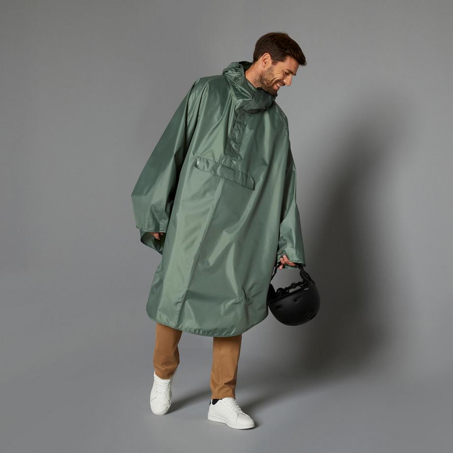 B’TWIN  Poncho vélo temps pluvieux polyester 