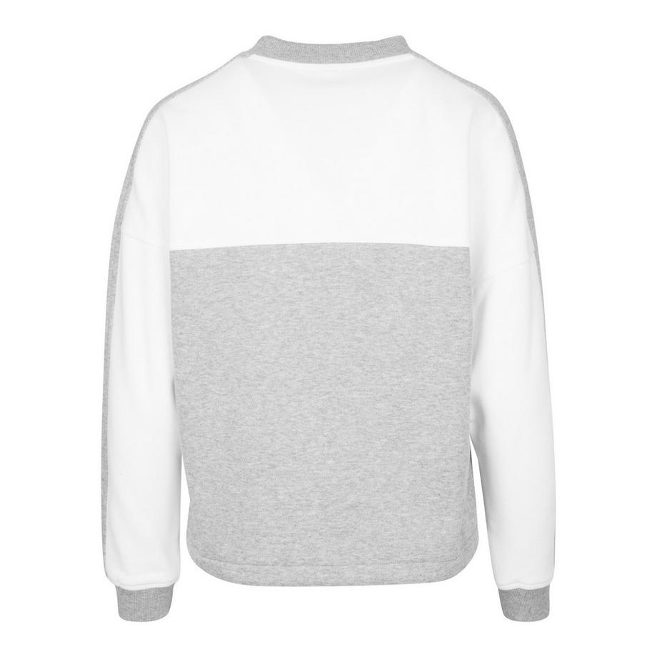 URBAN CLASSICS Oversized 2-Tone Stripe Crew Felpa  