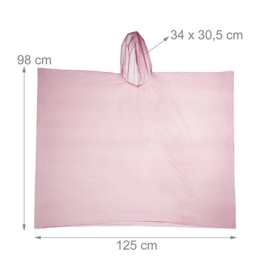 Northix  Einweg-Regenponcho, 20er-Set 